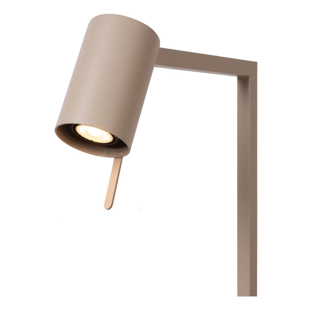 Lampe de lecture moderne Lesley brun sable Lucide 5411212032096