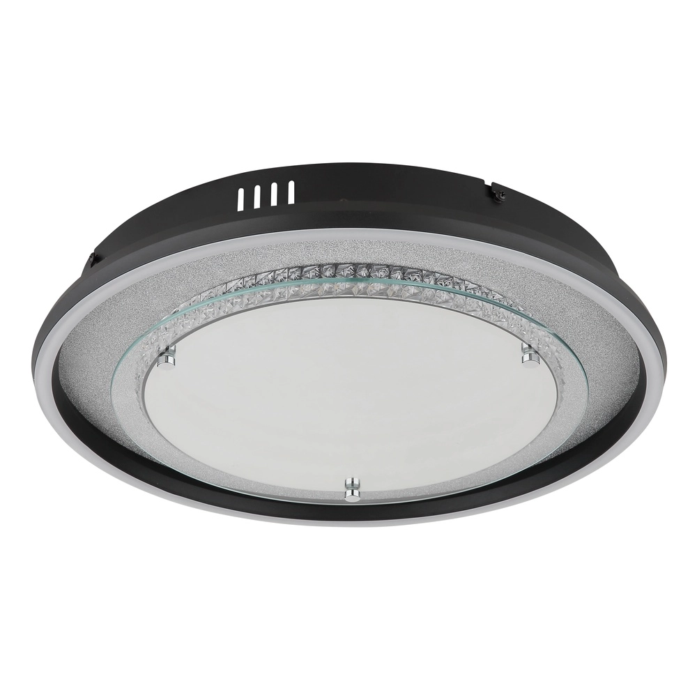Lampe de plafond noire Mirrora Ø 40cm Globo 9007371566853