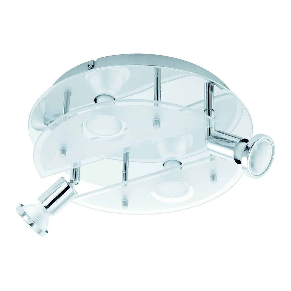 Lampe de plafond Cabo-C chrome rond