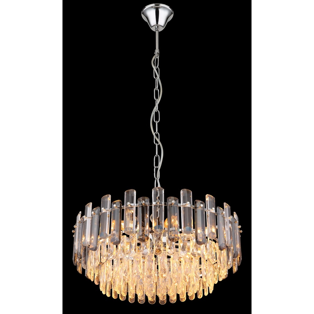 Chandelier Orgina Chrome avec cristal Globo 9007371487141