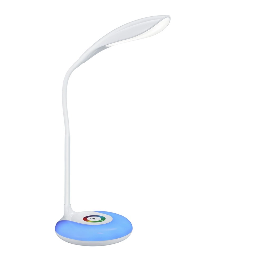 Lampe de bureau LED Krait blanc Trio 4017807433678