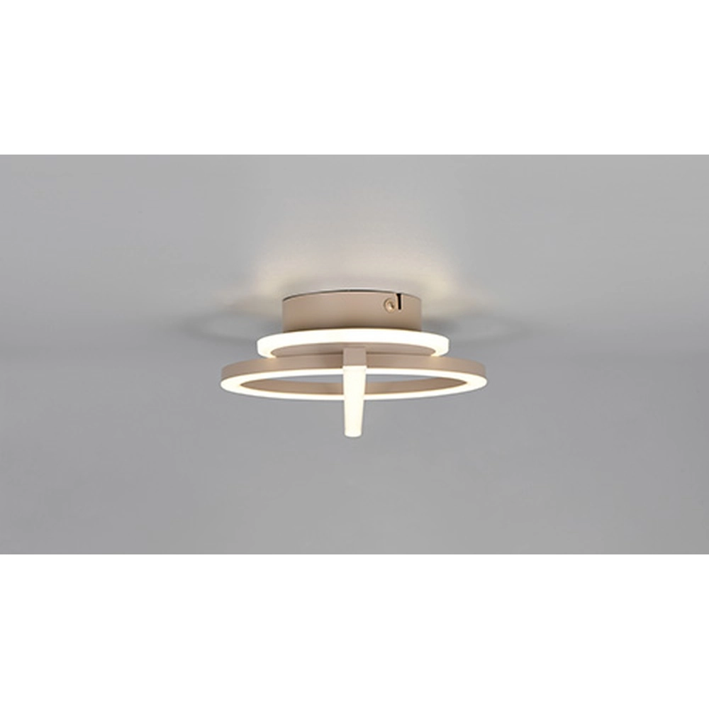 Lampe de plafond Welis Brun sable moderne Trio 4017807704440