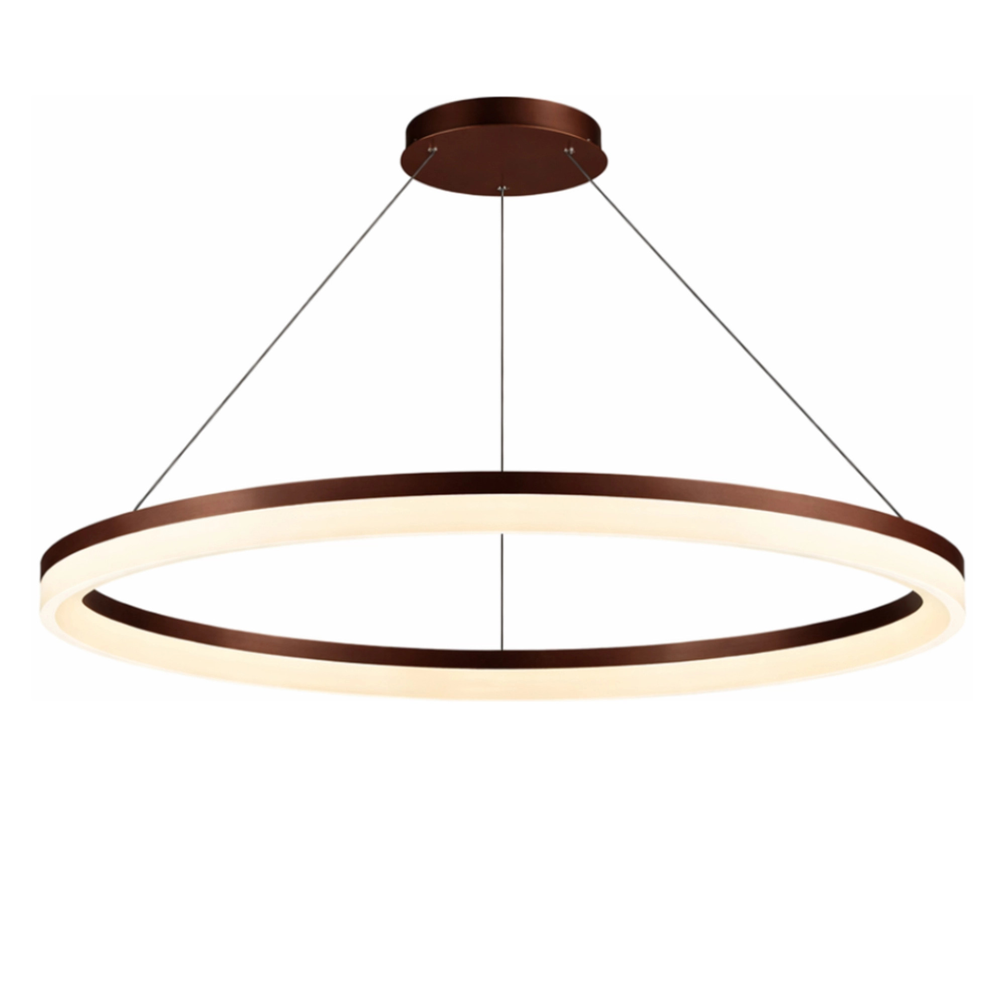 Lampe suspendue élégante Ara Ø 150 cm de bronze