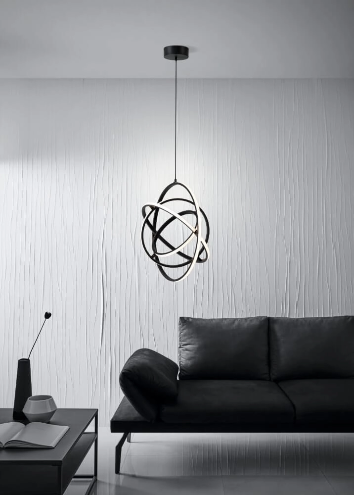 Lampe suspendue noire Retornio Ø 58 cm Stars of Light 9002759398934