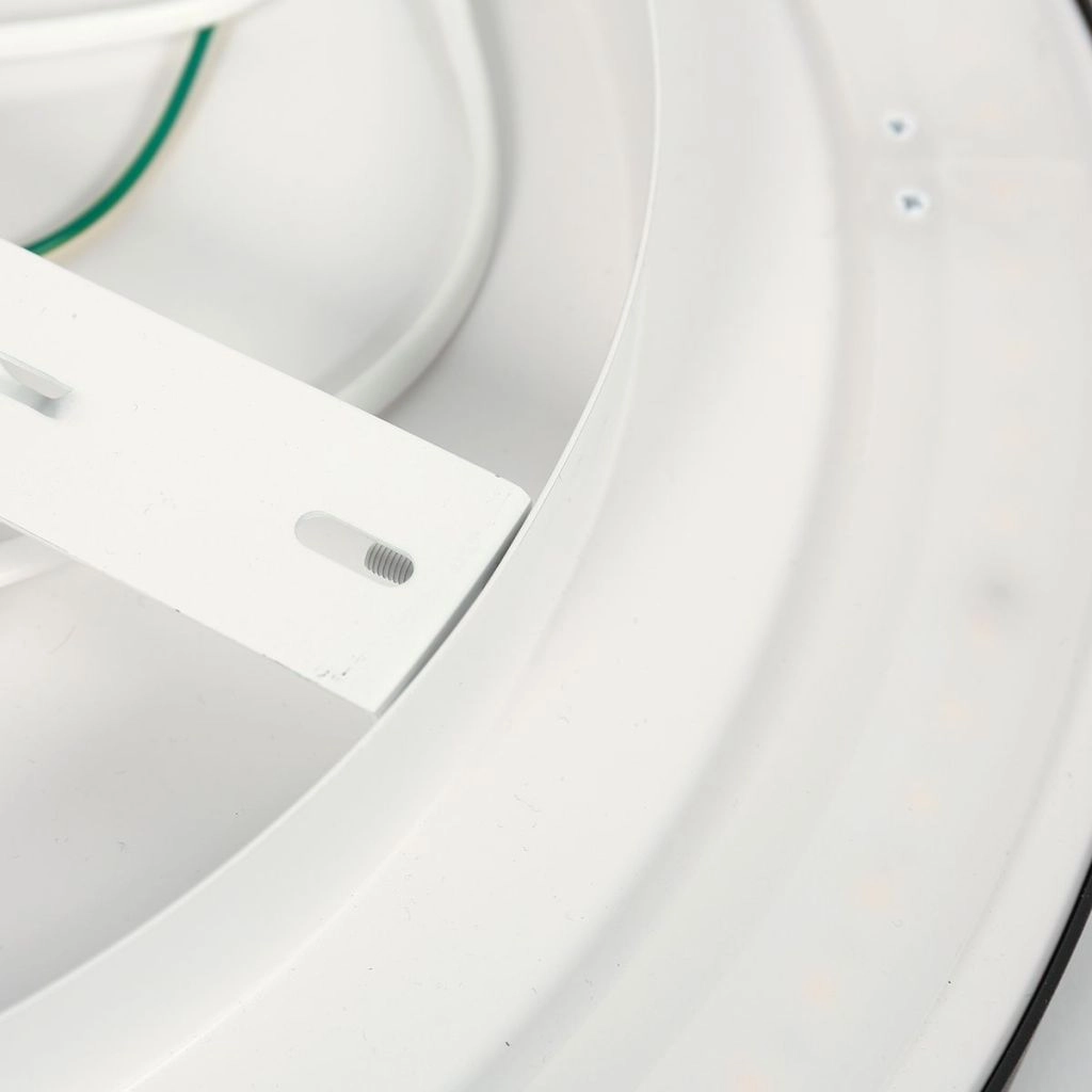 Éclairage de plafond moderne Flady noir Ø30cm Steinhauer 8712746181012