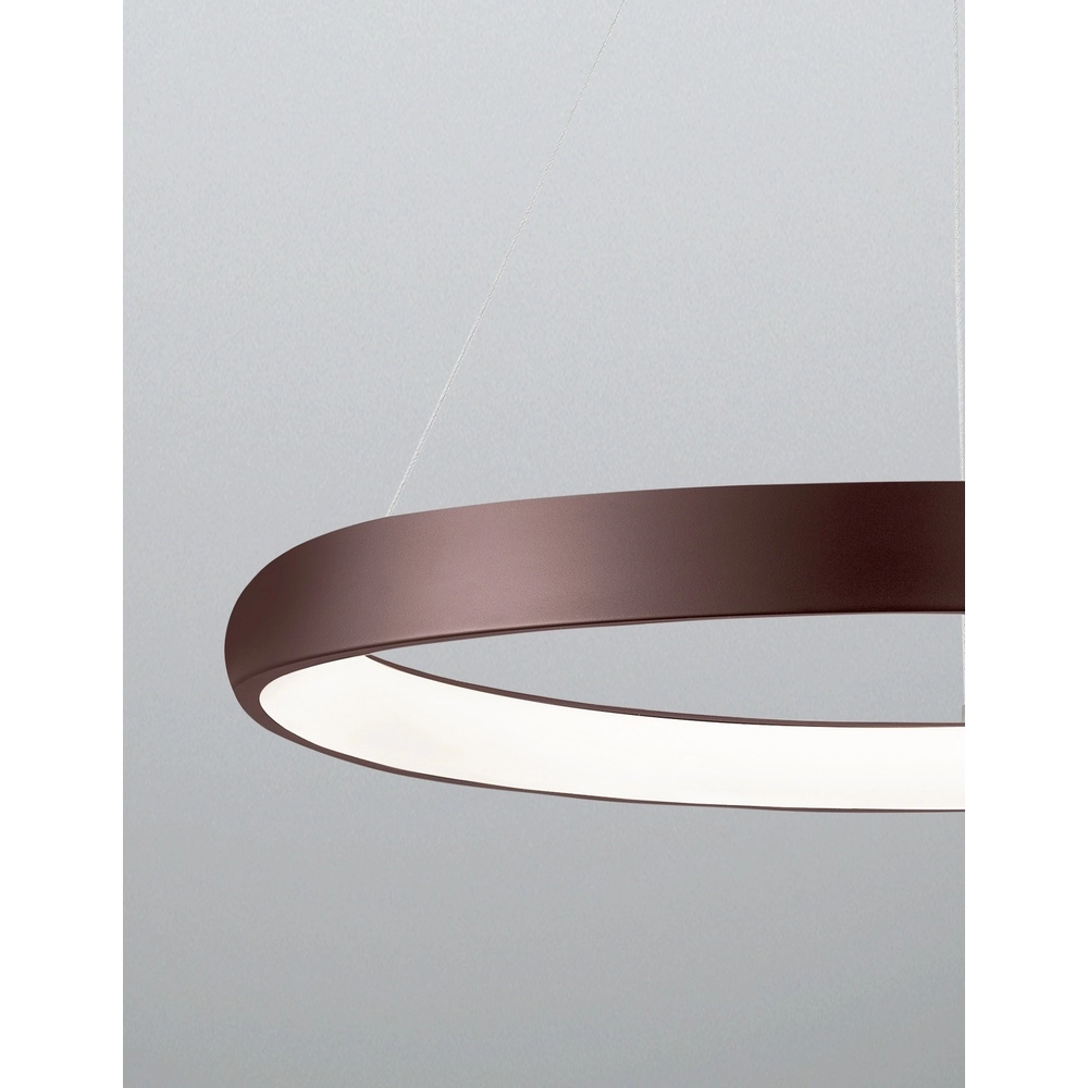 Suspension design Albi marron café Ø 81cm Lyora 5212017414892