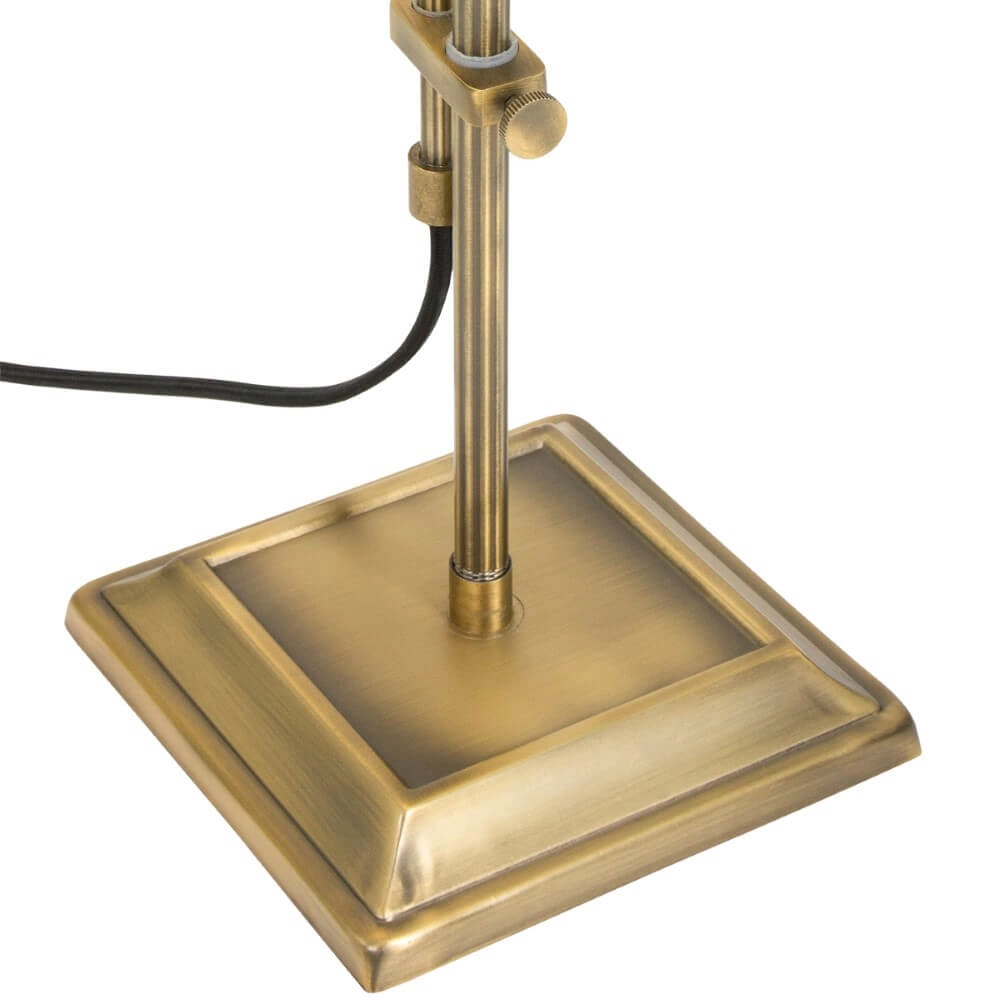 Lampe de banquier Ancilla bronze avec marron Steinhauer 8712746104417