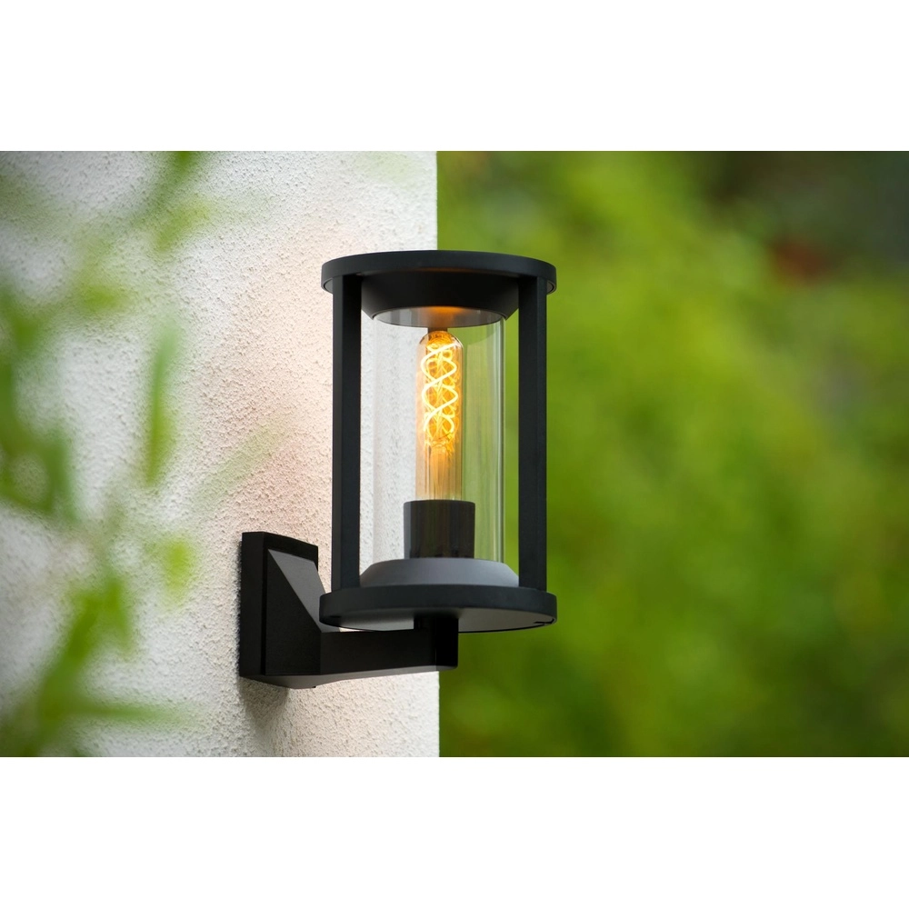 Lampe de porte d’entrée Cadix IP65 noir Lucide 5411212151896