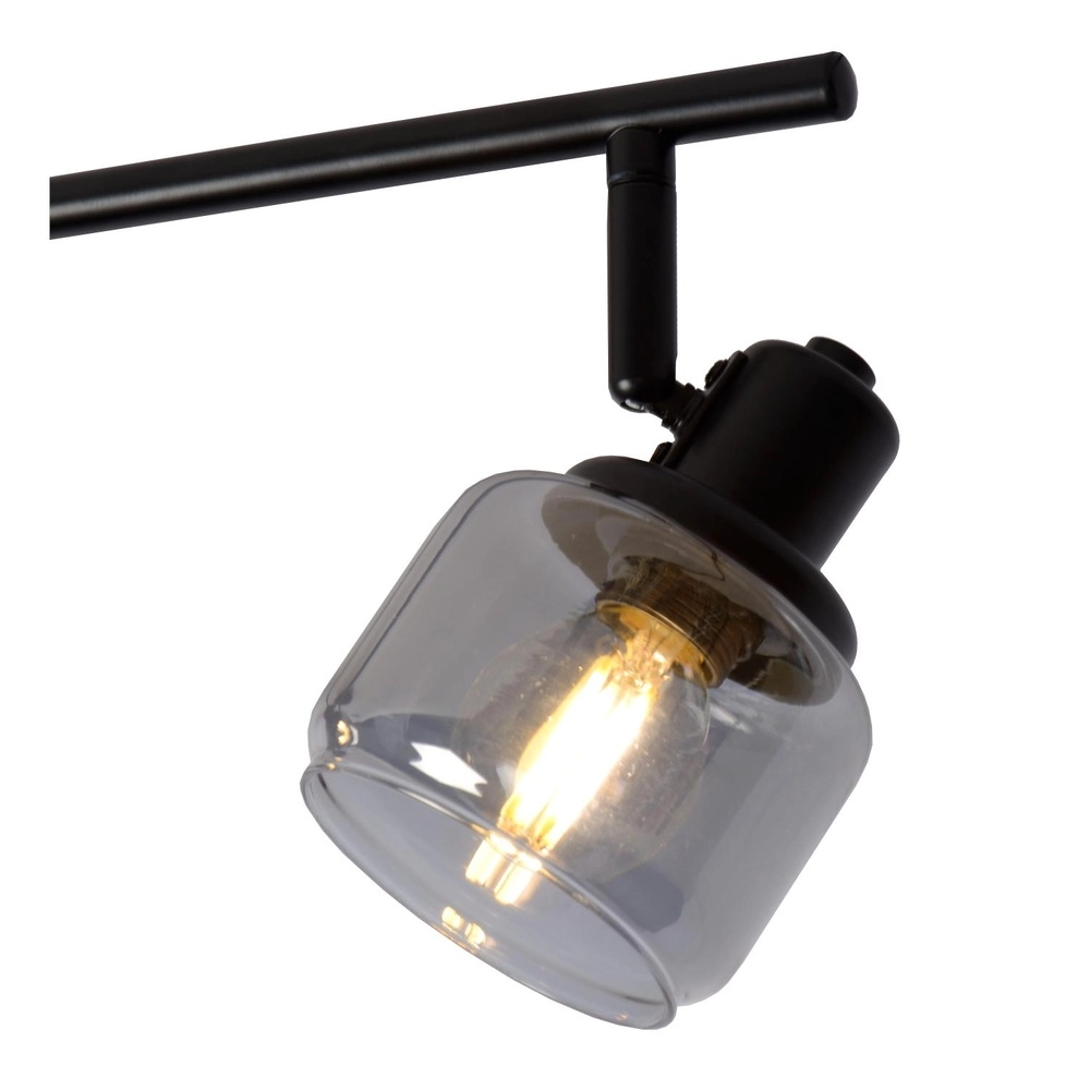 Lampe de plafond Bjorn Noir à 4 lumières Lucide 5411212771254
