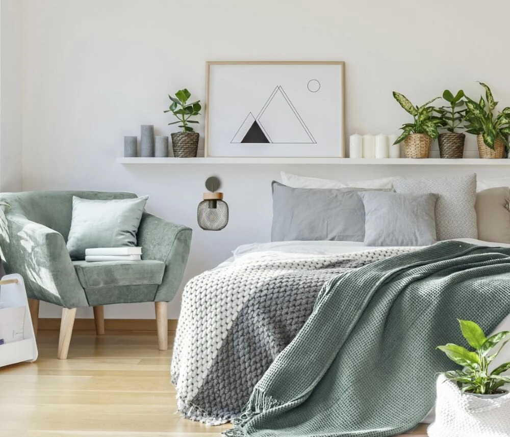 Applique Giada vert avec du bois Brilliant 4004353354151