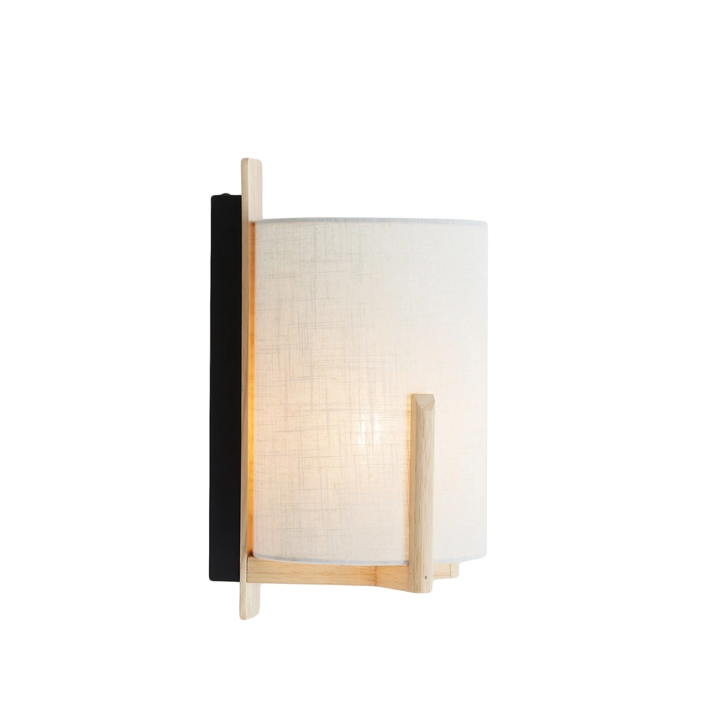 Lampe murale à design danois Litto naturel avec du lin Light & Living 8717807792756