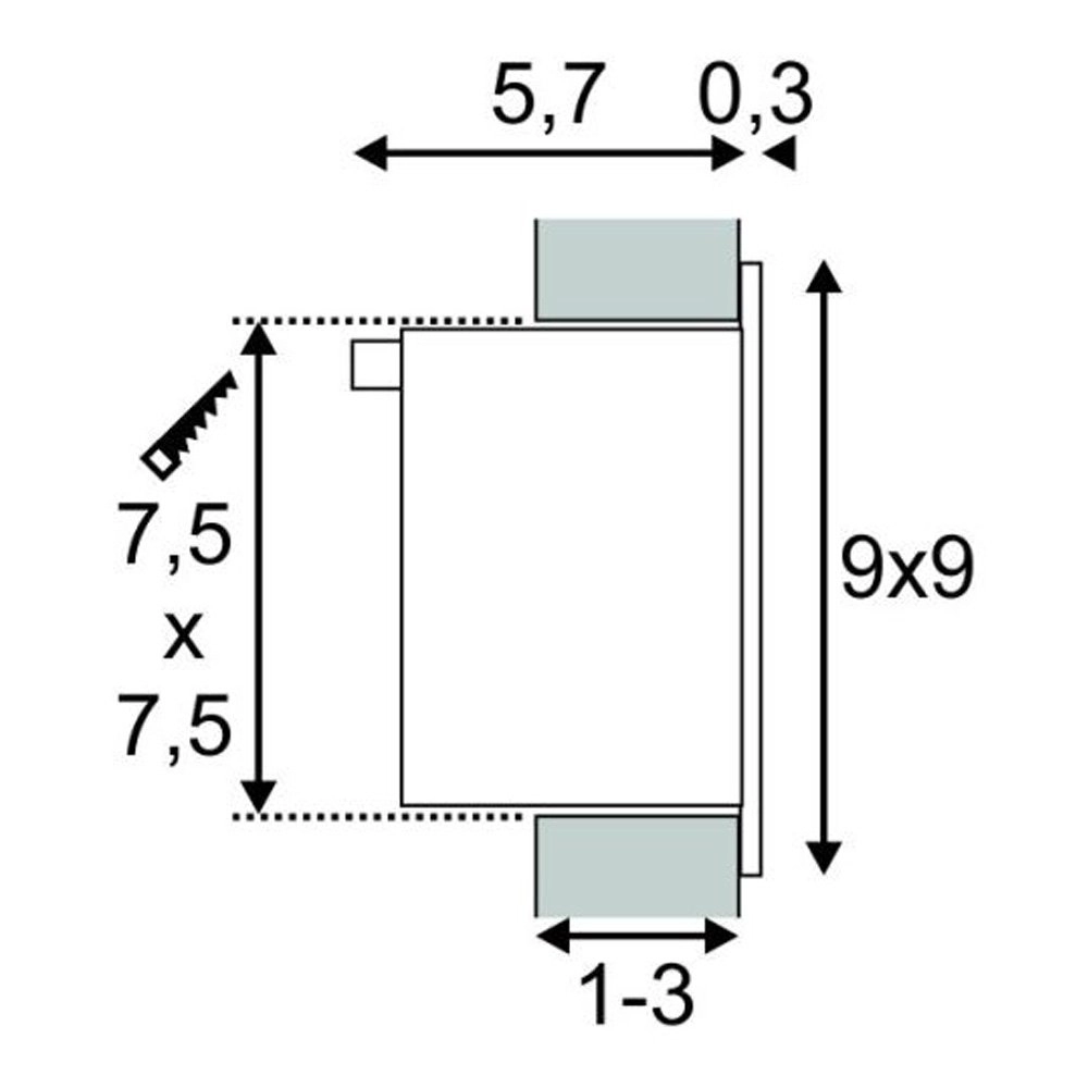 Lampe LED Frame Basic SLV 4024163112062