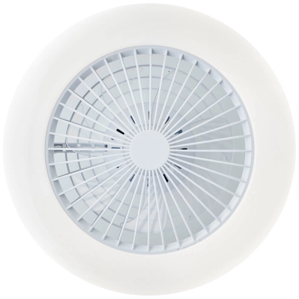 Éventail blanc Salerno avec fonction RVB Brilliant 4004353433238