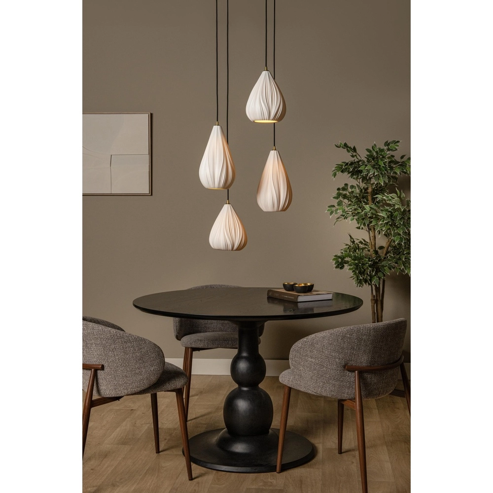 Lampe pendante de conception Cinzia blanc Ø 55,5cm Lucide 5411212135001