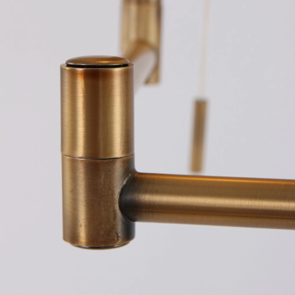 Lampadaire Mexlite 154 cm marron bronze avec abat-jour blanc Steinhauer 8712746048087