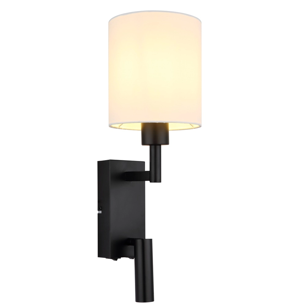 Lampe de chevet Zamora Noir avec capuche blanche Globo 9007371569892