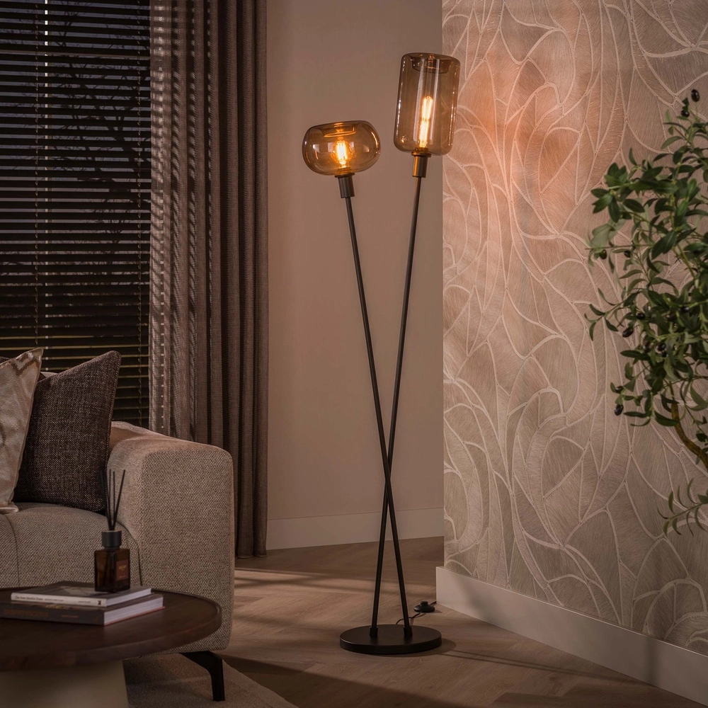 Lampadaire moderne Serene Sienna Brown