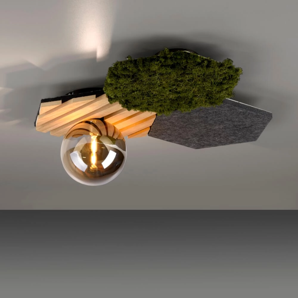 Plafonnier Green Hex nature Just Light 4043689004255