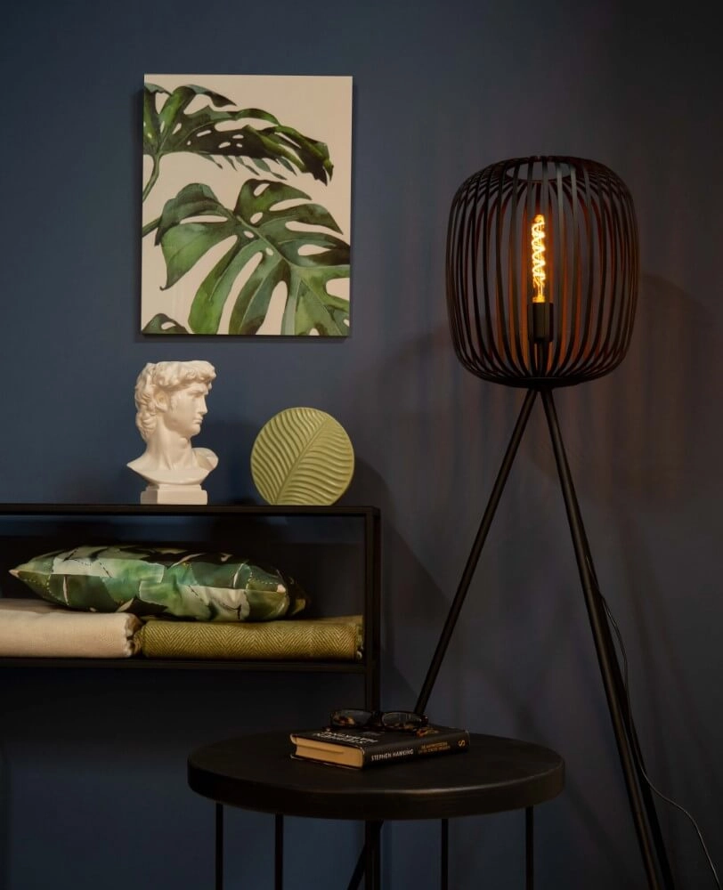 Lampadaire noir Romazzina Ø 32,5 cm Eglo 9008606244508