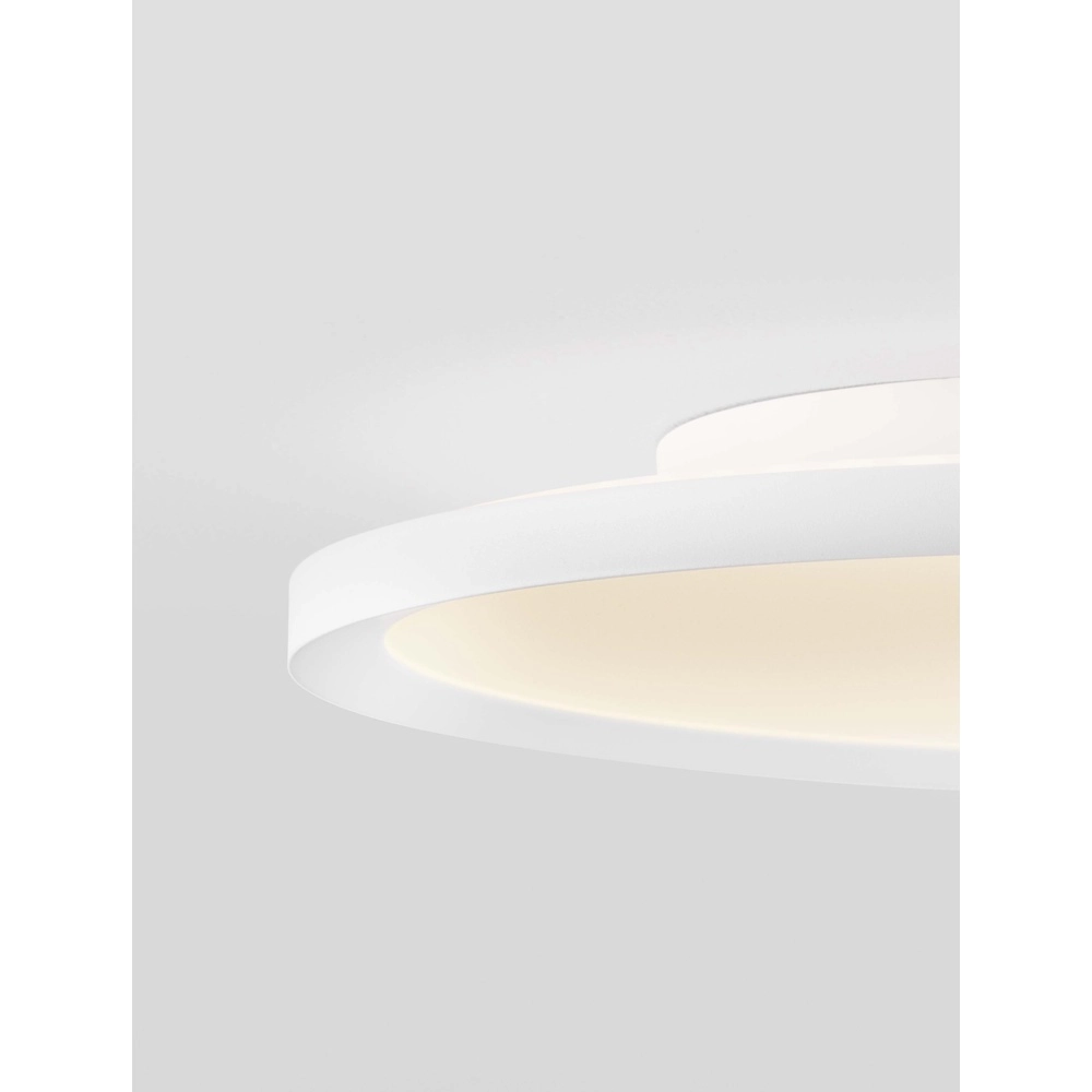 Plafonnier Aoton blanc Ø 40cm Lyora 5212017448699