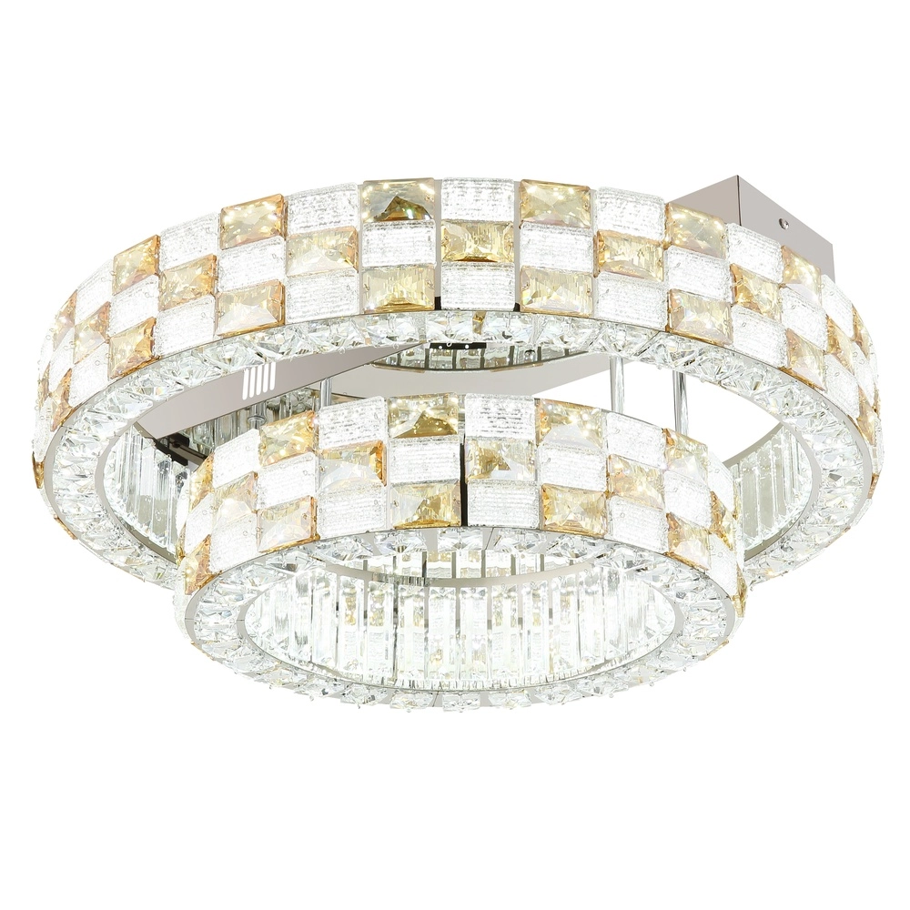 Lampe de plafond Lidia Ø chrome 61cm Globo 9007371583096