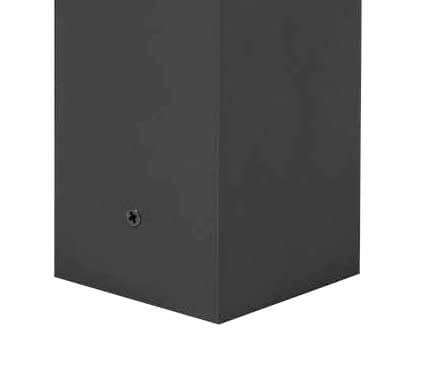 Lampe de terrasse Delux 85 cm anthracite Franssen 8717064121610