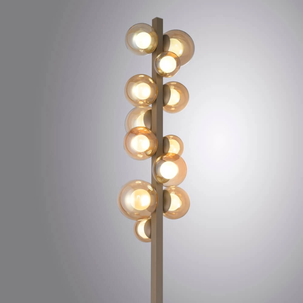 Lampadaire en bronze Pure Popup conception Paul Neuhaus 4012248385654