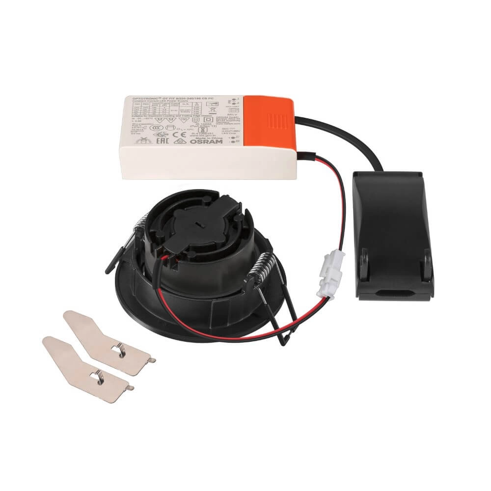 Spot LED rond New Tria Uni noir - CCT - 600lm - 38g SLV 4024163277334