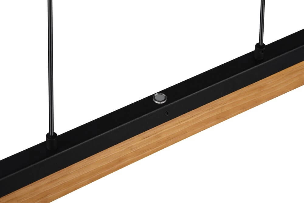 Lampe suspendue de bureau en bois Kerala Trio 4017807542455