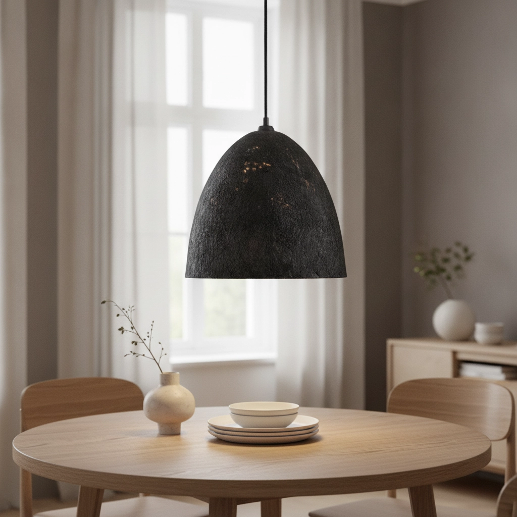 Suspension Solis noir Ø 36cm