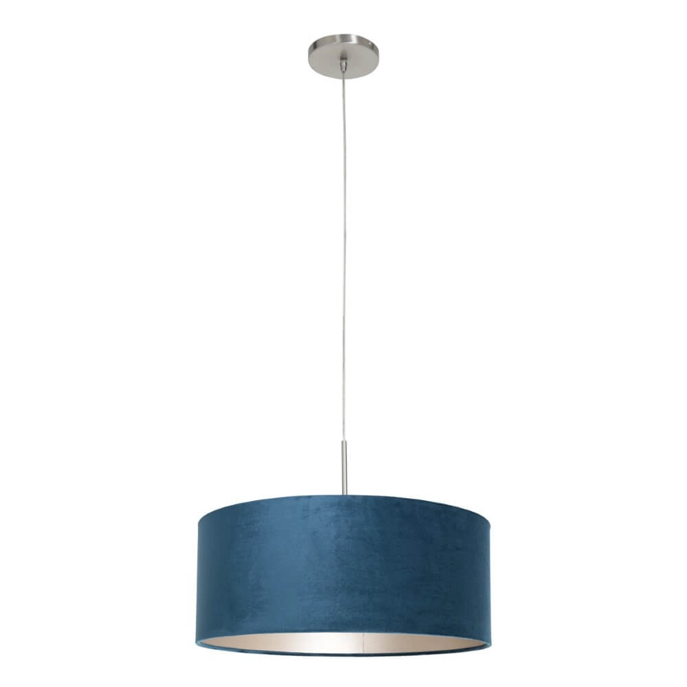 Lampe suspendue Sparkled avec du velours bleu Steinhauer 8712746147353