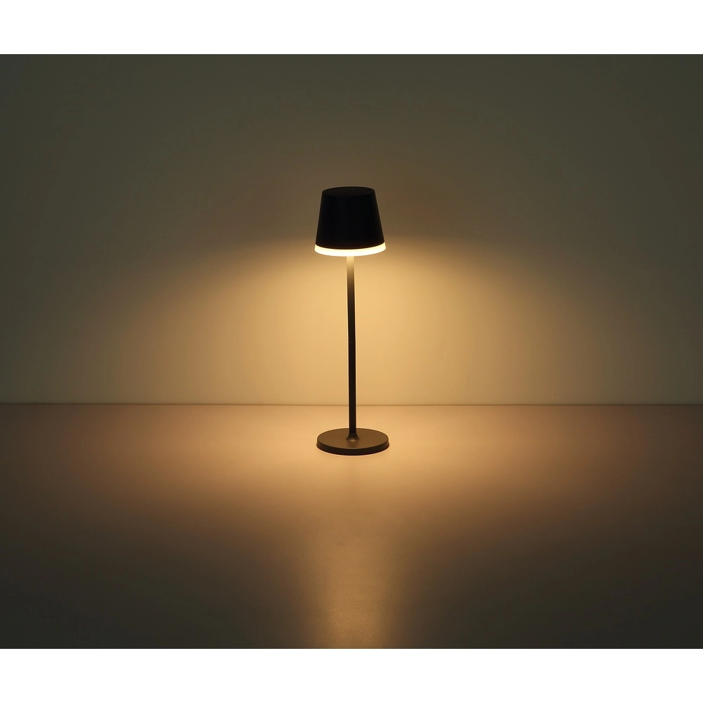 Lampe de table solaire Vannieso anthracite Globo 9007371446698