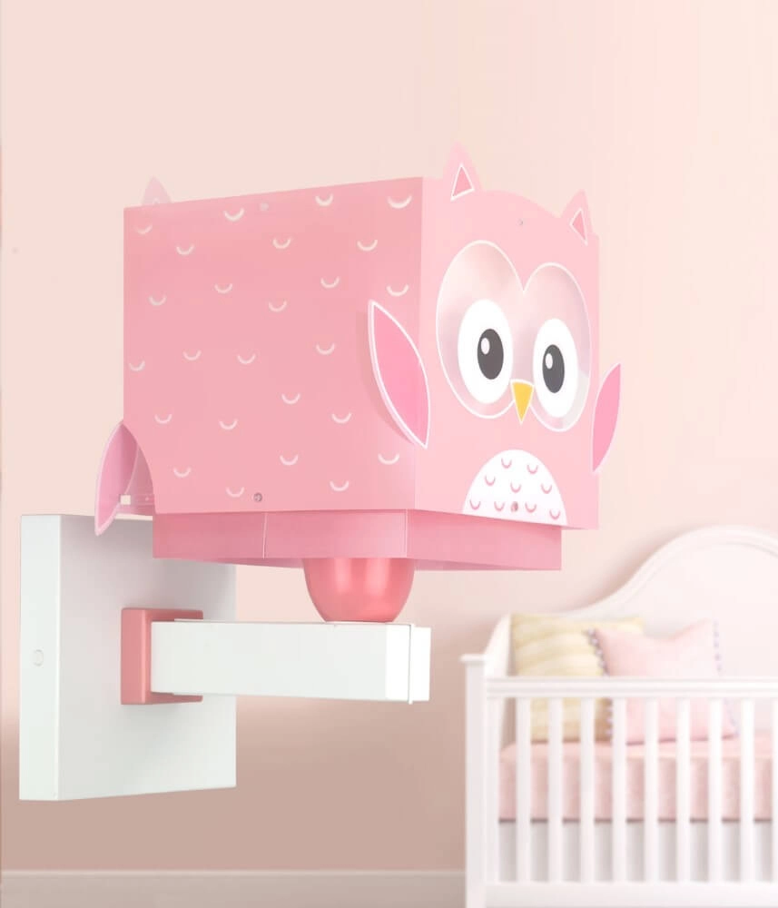 Veilleuse murale Pink Owl Dalber 8420406644899