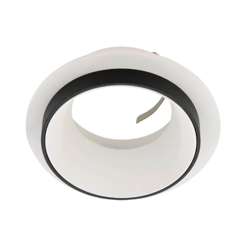 Spot encastrable rond Carosso avec anneau noir
