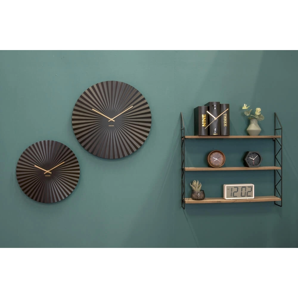 Horloge murale Sensu XL noir - Ø 50cm Karlsson 8714302613562