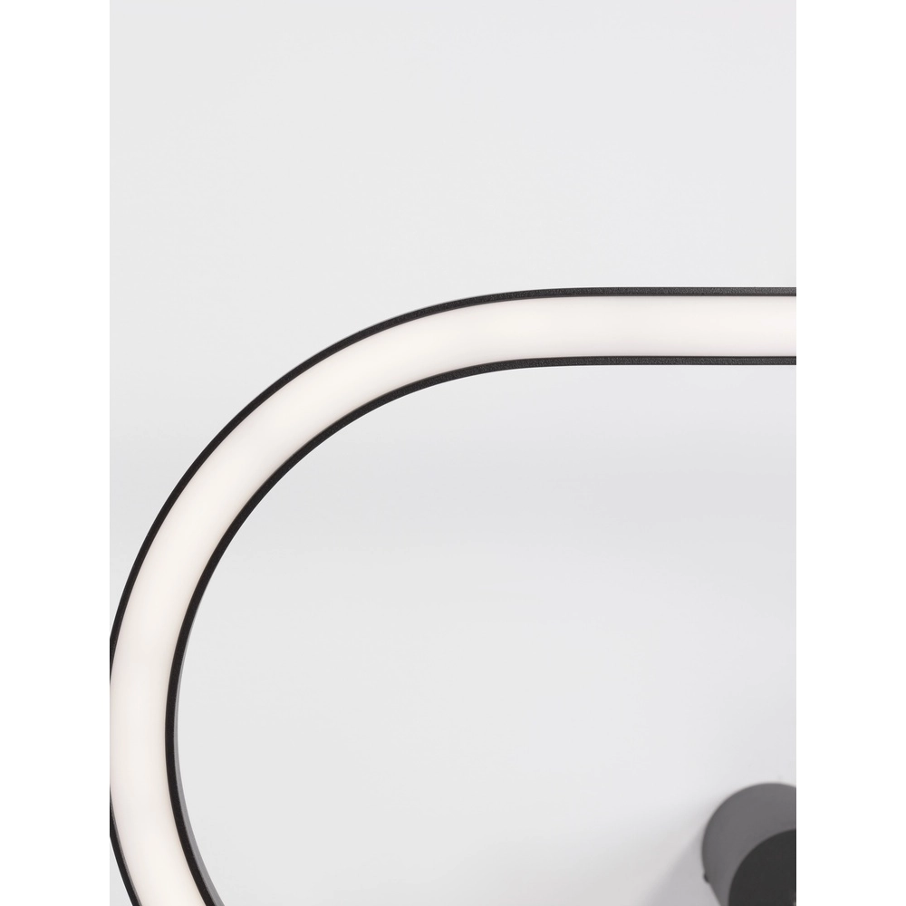 Suspension ovale Cuppe noir Lyora 5212017438492