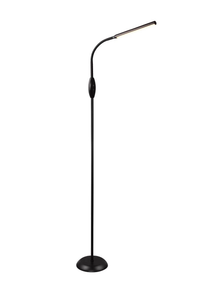 Lampe de lecture Toro noir 145cm Trio 4017807600681