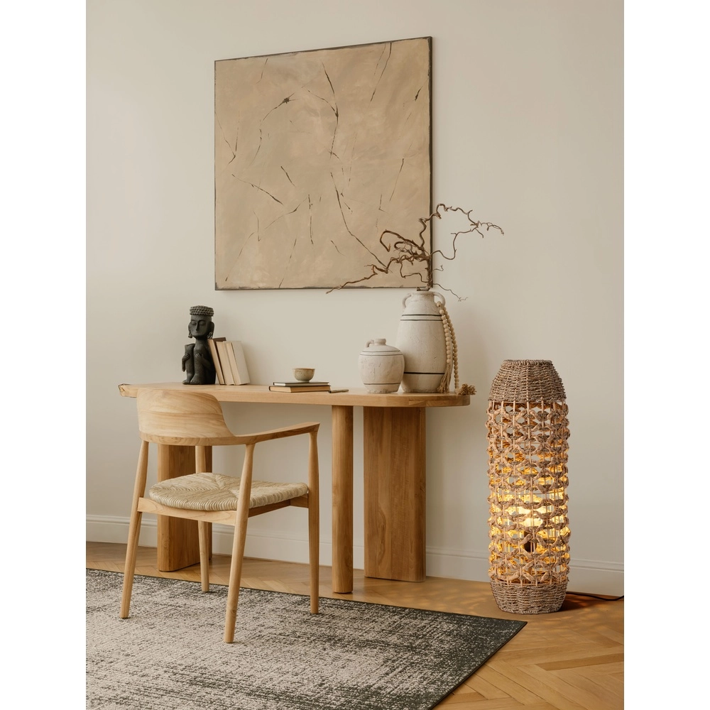 Lampadaire Elma marron Ø 23cm Lyora 5212017477491