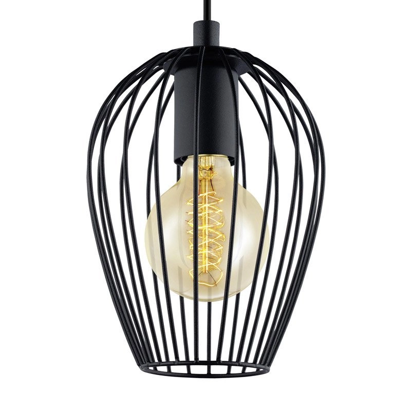 Lampe à suspension Newtown 16 cm noir Eglo 9002759494773