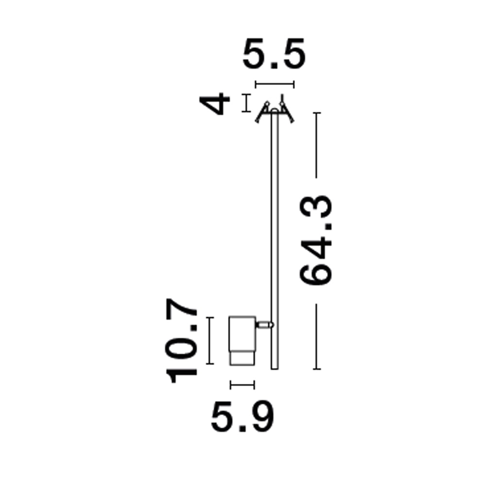 Plafonnier Pongo Intégré uniquement noir et or Lyora 5212017441706