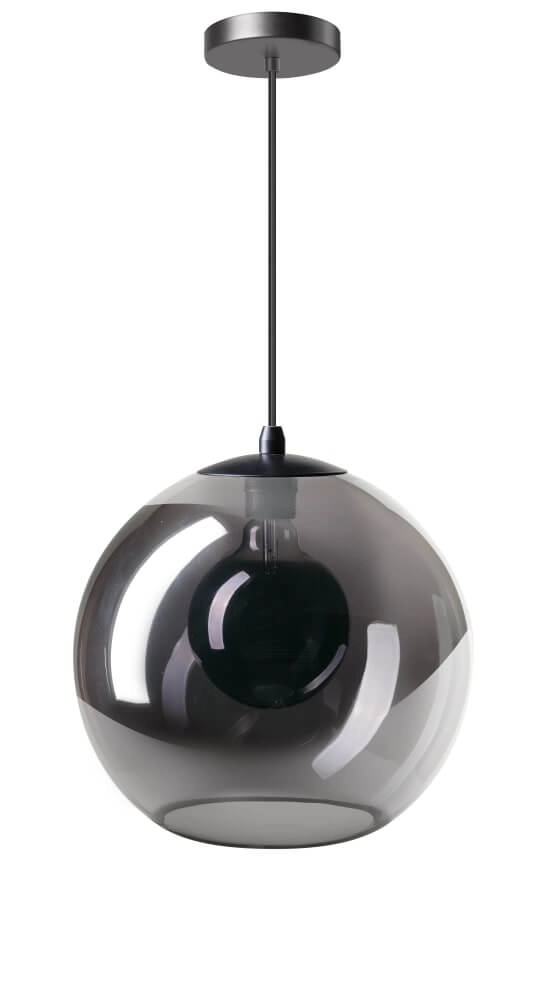 Lampe suspendue en verre Orb Ø 30 cm