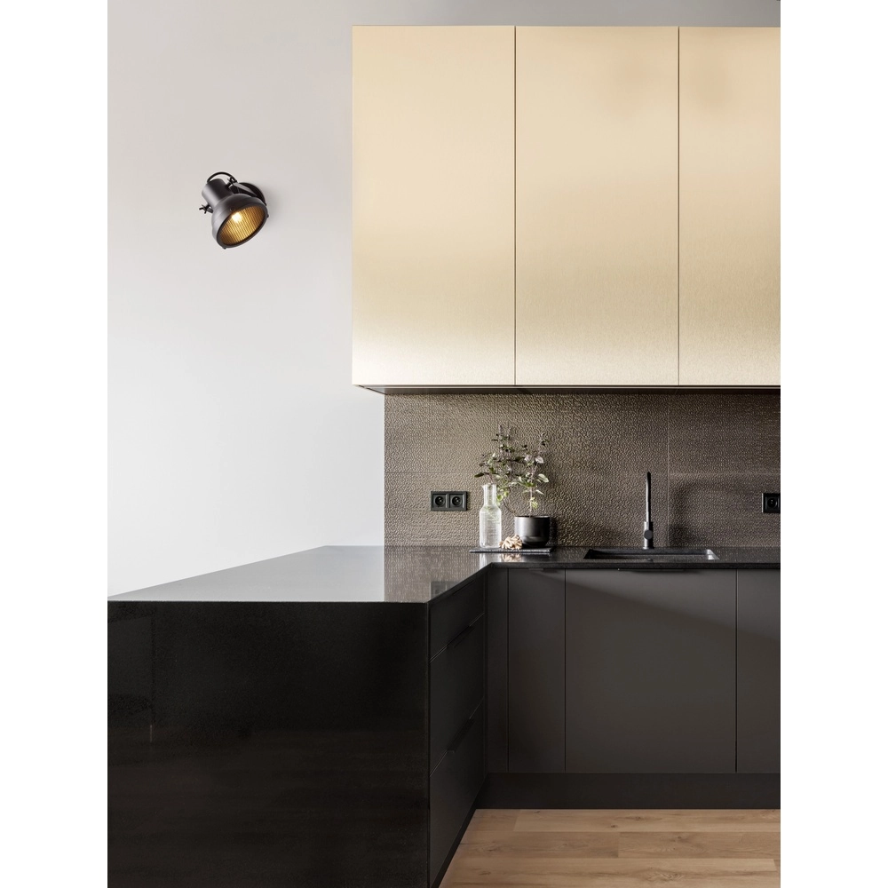 Applique murale Ruvi noir Lyora 5212017446343