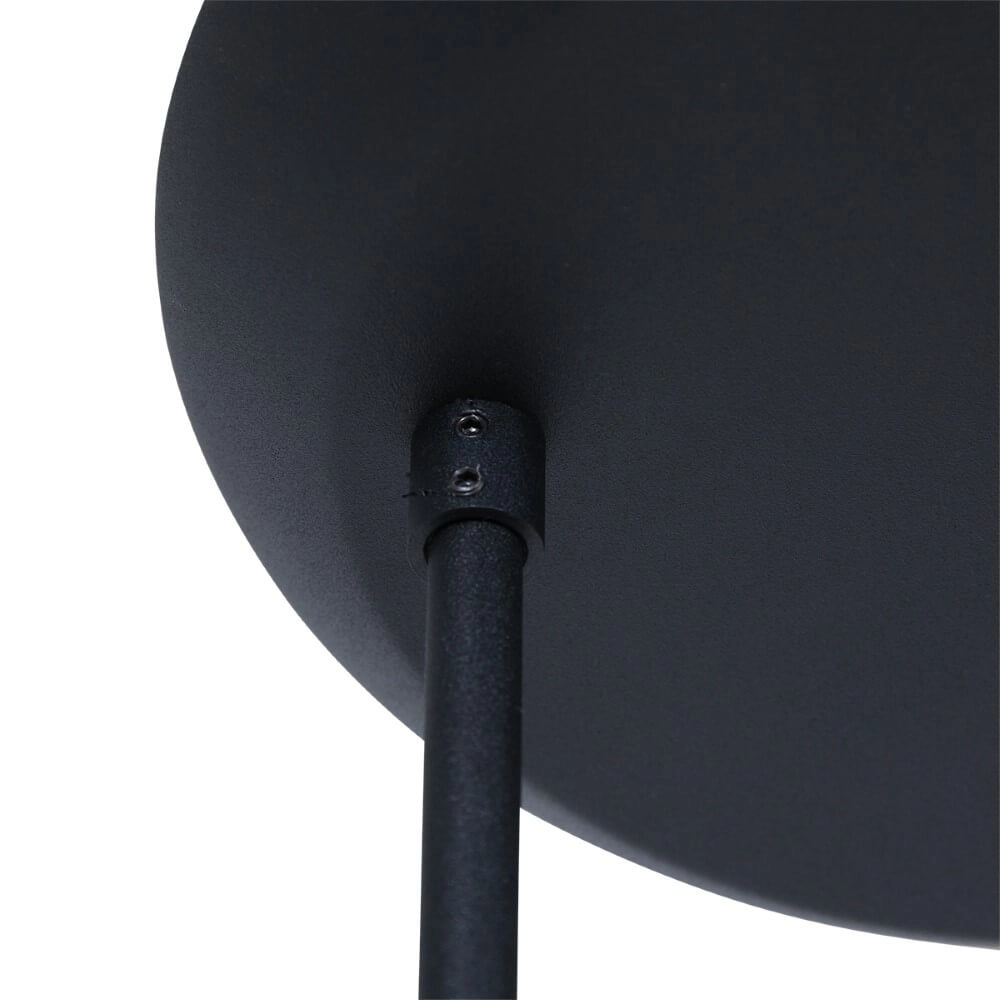 Suspension de salle à manger Tallerken 4 lumières noir avec blanc Steinhauer 8712746133592