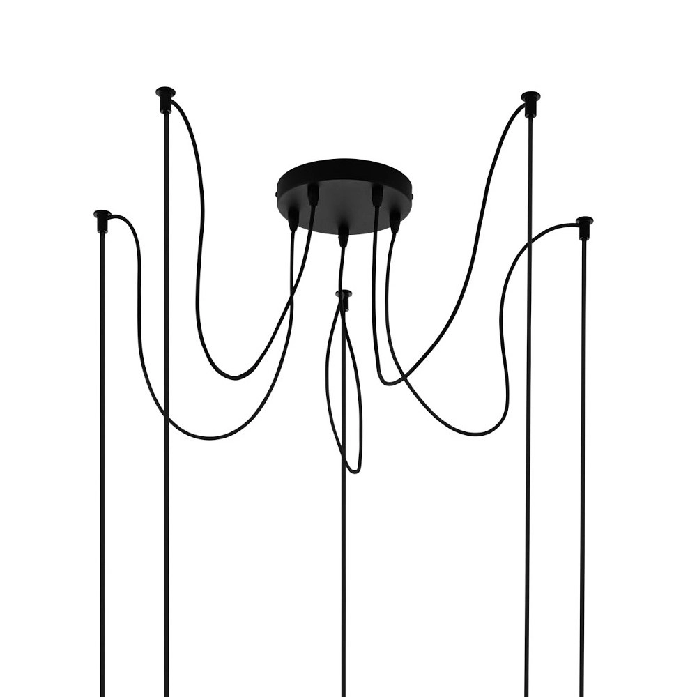 Lampe suspendue en bois Claverdon araignée Eglo 9002759432553