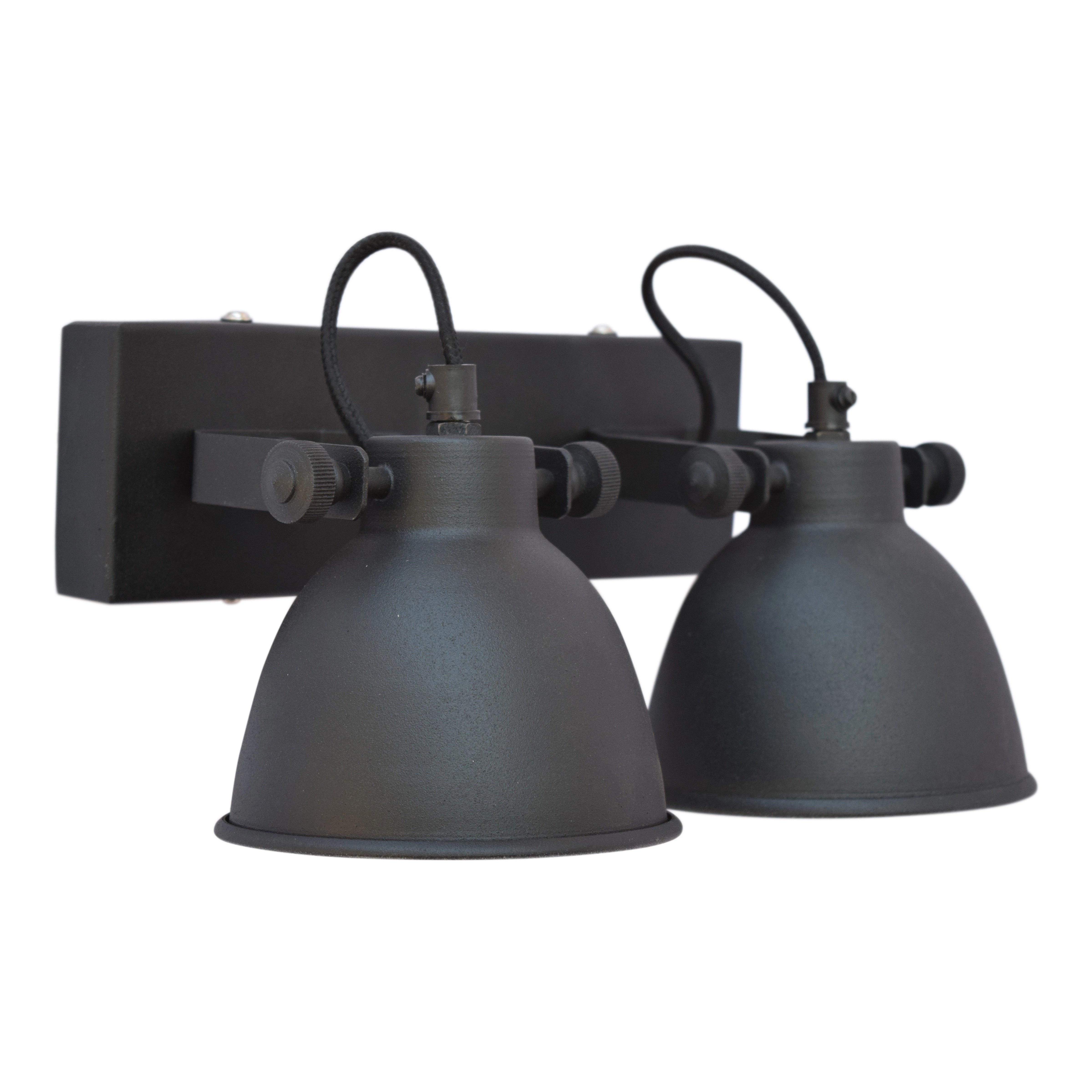 Applique murale Double Vintage noir