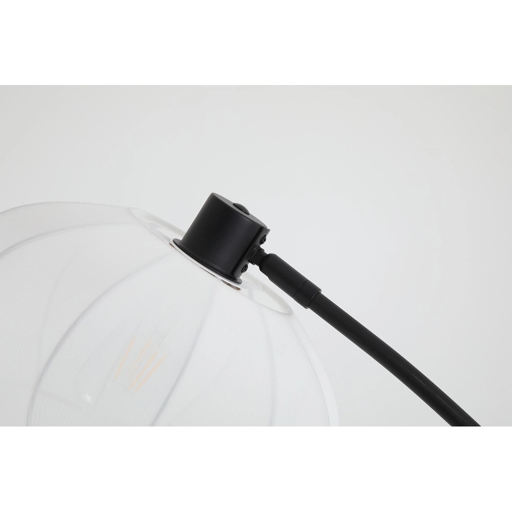 Lampadaire Radiant noir avec capuche Searchlight 5053423300900