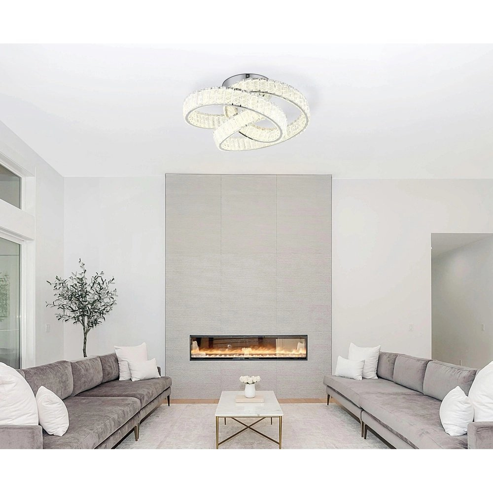 Enroulement de lampe de plafond Mucky Chrome Globo 9007371531530