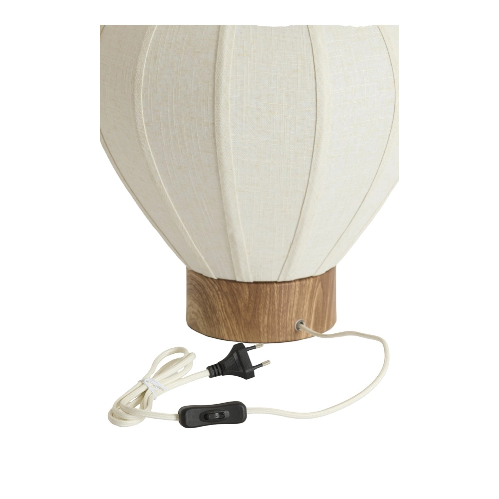 Lampe de table Kyzo Ø 35cm japandi white Light & Living 8717807843427