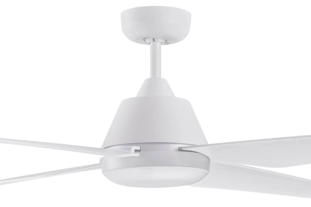 Ventilateur de plafond avec lampe Aria Led Ø 122cm blanc IP55 Beacon 9333509129813