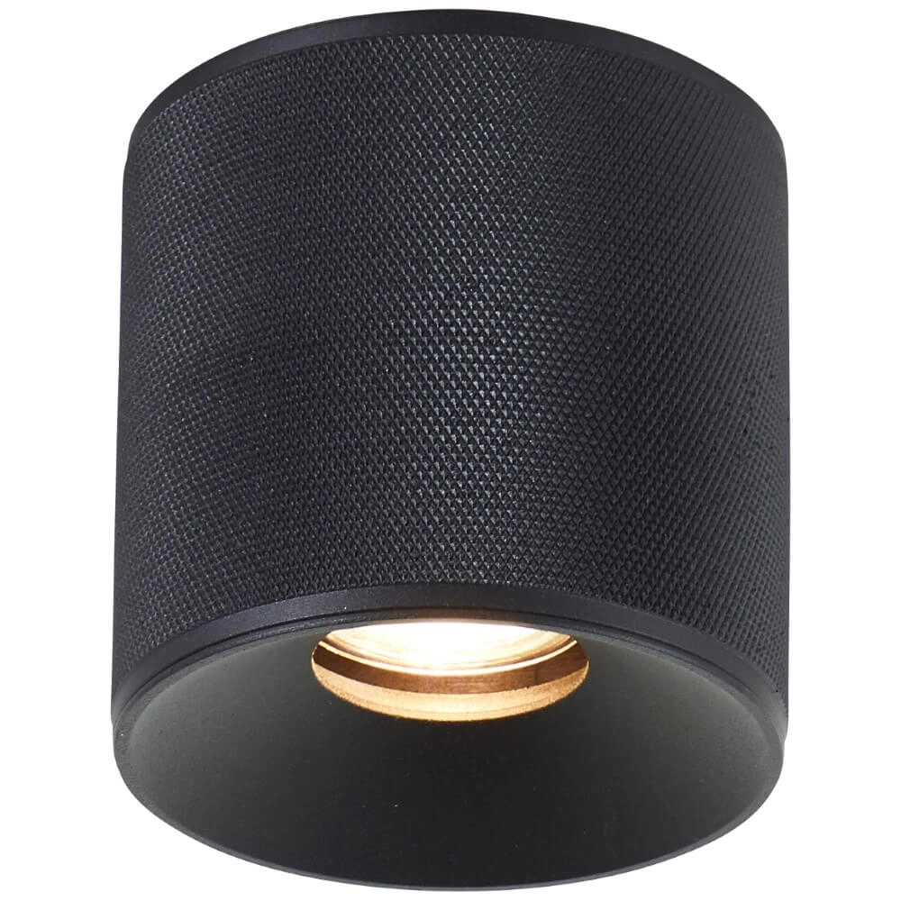 Spot en saillie Marty rond noir Ø 10cm Brilliant 4004353438301